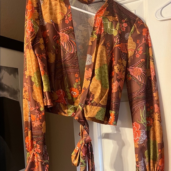 70’s Disco Retro pants and top - Picture 2 of 4